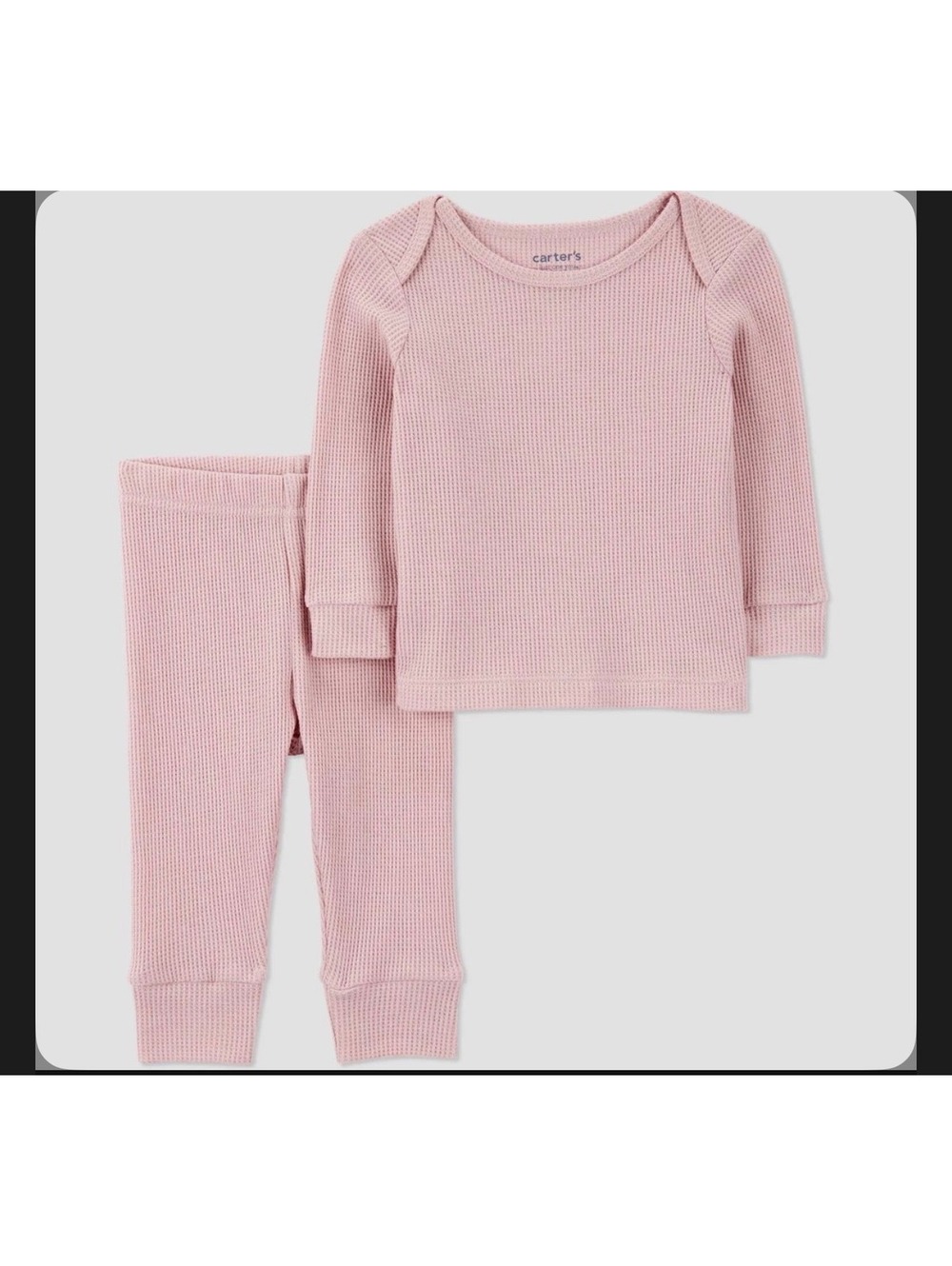 Carter's Just One You® Baby Girls' Waffle Jogger Pants Set NWT- Rose Newborn